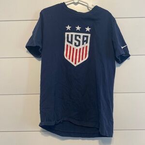 Boys Nike Team USA USA Olympic Theme Shirt T-Shirt Tee Shirt 4th of July